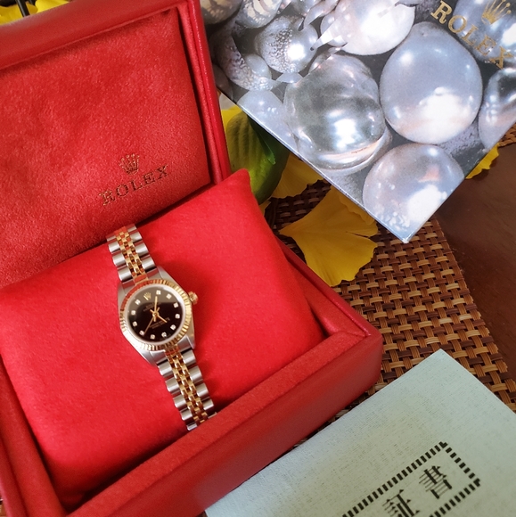 Rolex Accessories - ROLEX datejust with Diamonds